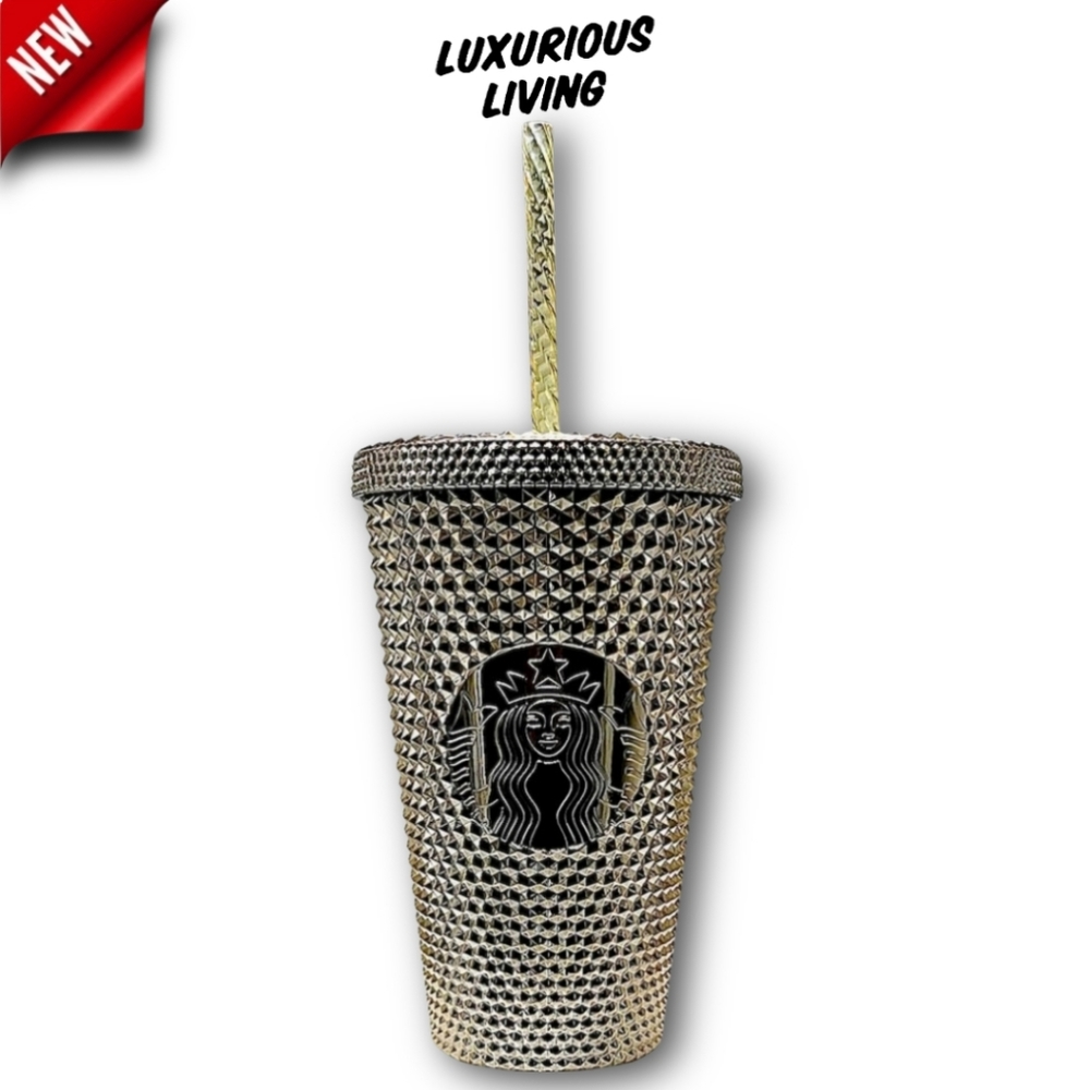 Starbucks Plastic Bling Cold Cup - 16 FL OZ
